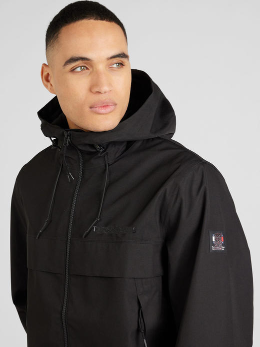 2024新款 男防风防水徒步连帽宽松冲锋款软壳夹克外套 T-1217 商品图1