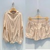 杏色预售10天 重磅渠道  miu防晒套装  宽松版型  皮肤风衣/防晒衣 防晒短裤 商品缩略图1