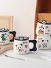 初世间 猫咪泡面碗/黑白桃心/大理石纹杯 商品缩略图1