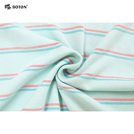 【第2件半价！尾货清仓不退换】波顿夏季女士短袖T恤马卡龙条纹翻领舒适百搭polo衫LT199215 商品图5