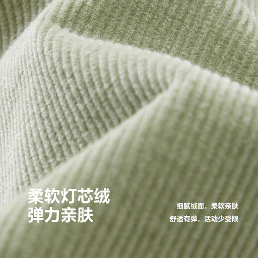 【柔软灯芯绒宝宝背带裤长裤】迷你巴拉男女童温暖宽松裤子秋 商品图3