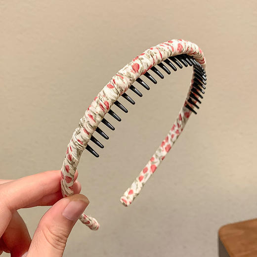 【儿童发箍简约，带齿防脱落~】碎花齿轮碎花发箍，压发防滑发饰，女童发卡，韩国公主头箍，可爱公主甜美不伤头，头箍头饰-QQ 商品图11