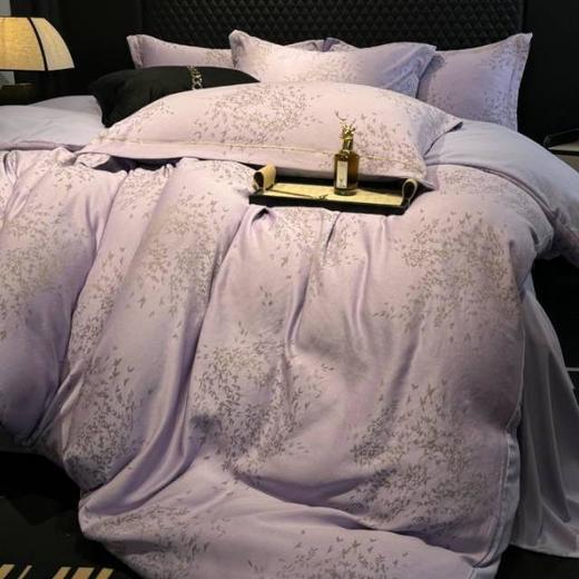 女神级！26全新款金枝玉叶四件套 天丝四件套色织提花裸睡四件套 商品图2
