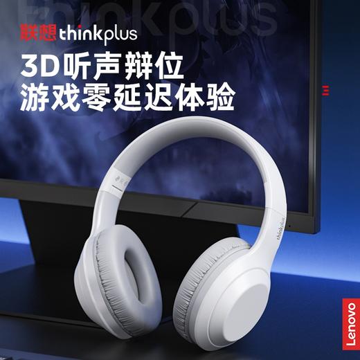 联想lenovo thinkplus头戴式蓝牙耳机 黑色TH10B 耳麦 商品图0
