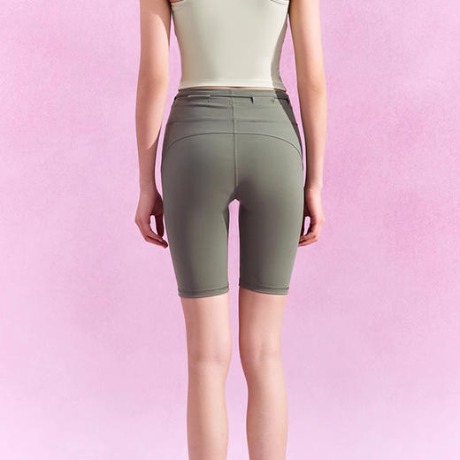 【限时秒】YOGACODE【火树银花系列】2024 裸感紧身五分瑜伽裤女夏季收腰显瘦 DSS789 商品图1