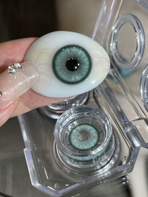 Ruby girl 矢量森林 月抛 两片 14.2mm 参考着色 13.6mm 基弧 8.5 含水 40% 新锐国货 商品图4