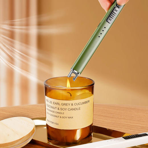 香薰蜡烛点火器防风脉冲打火机厨房点火棒无火点烟器 商品图6