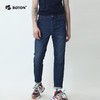 波顿春夏季薄款高端品牌男牛仔裤直筒裤潮流百搭九分裤子ME731220 商品缩略图1