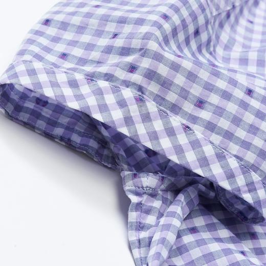 【第2件半价！尾货清仓不退换】波顿_Boton夏装小格子短袖衬衫女士LS727214 商品图4