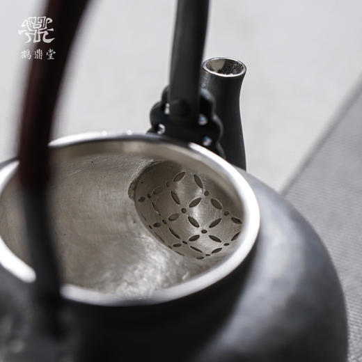 鹤鼎堂闻天系列望月急须锤目纹（灰青）（缺货） 商品图5