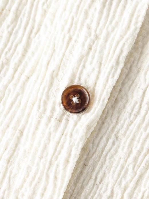 COCO ZONE "泡泡马甲”夏季简约圆领马夹气质单排扣无袖上衣CC1B1373 商品图6