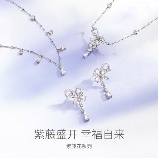 紫藤花漾项链 Fanci范琦 紫藤花系列 925银饰轻奢生日礼物 下单赠精美礼盒 顺丰空运+运费险 商品图2