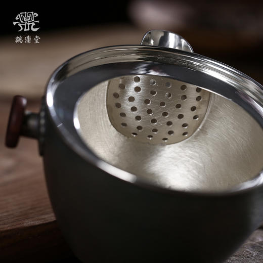 鹤鼎堂闻天系列東池东池急须横纹（灰青）(缺货) 商品图1