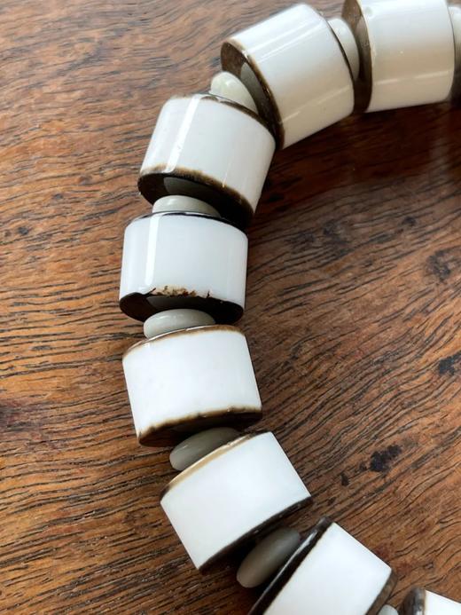 天然黑边白玛瑙剁珠手链，顺丰包邮 商品图7