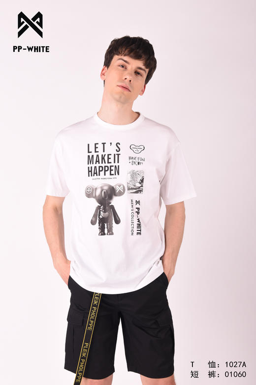PP-WHITE 【T恤】 WTD062201027A 商品图8