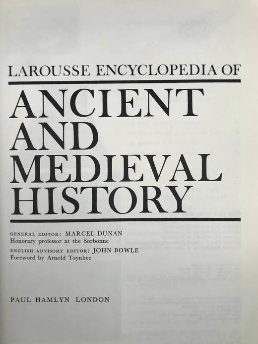 拉鲁斯古代与中世纪史百科（1963） 500余幅插图（32幅彩色） 精装大16开 商品图3