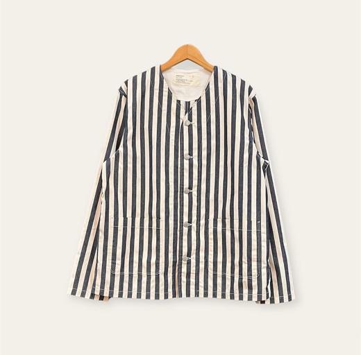 Harvesty竖条纹薄外套 商品图11