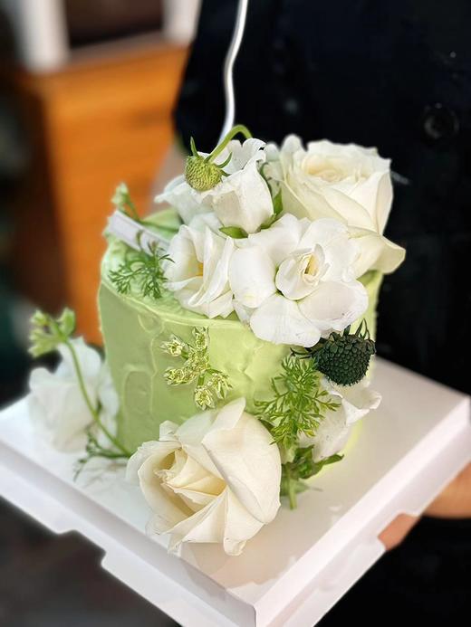 蛋糕定制—清新洋桔梗 商品图0