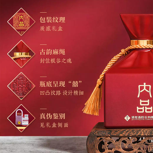 【馥郁香型】酒鬼内品白酒500ml  52度 商品图3
