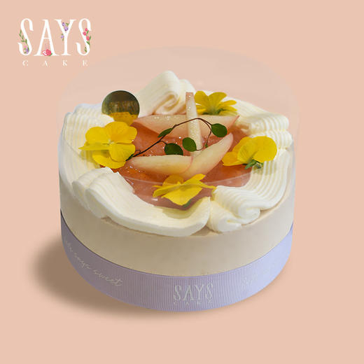 【预定】伯爵蜜桃Earl Grey Peach Mousse cake 商品图0