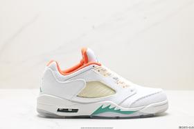 耐克乔丹Air Jordan 5 Rrtro Low复古休闲运动篮球鞋CW2404-100男女鞋