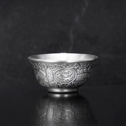 子佩集S999银【升祺骈福】套装【BX002076401】纯银小茶壶茶杯摆件套装2406 商品图9