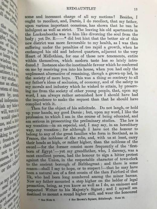1897年 司各特《红铁手骑士》 1幅插图 真皮精装32开 商品图4
