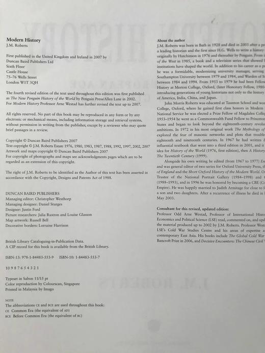 罗伯茨《现代史》 数百幅插图 精装16开 商品图4