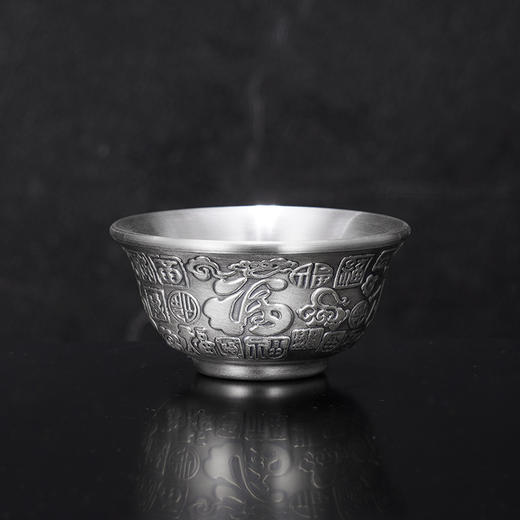 子佩集S999银【升祺骈福】套装【BX002076401】纯银小茶壶茶杯摆件套装2406 商品图6