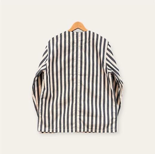 Harvesty竖条纹薄外套 商品图12