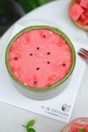 西瓜蛋糕（夹心：新鲜西瓜，不建议隔夜吃）