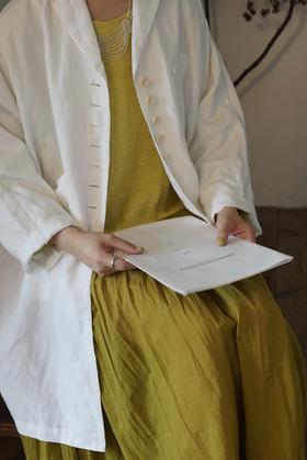 Atelier dantan亚麻肌理外套