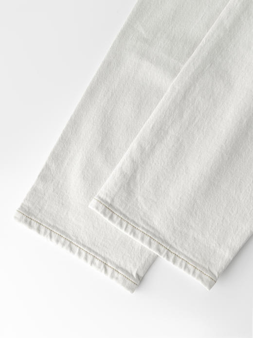 COCO ZONE "南乔”夏季薄款米白色牛仔裤简约显瘦直筒裤CC1B1512 商品图8