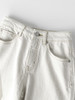 COCO ZONE "南乔”夏季薄款米白色牛仔裤简约显瘦直筒裤CC1B1512 商品缩略图4