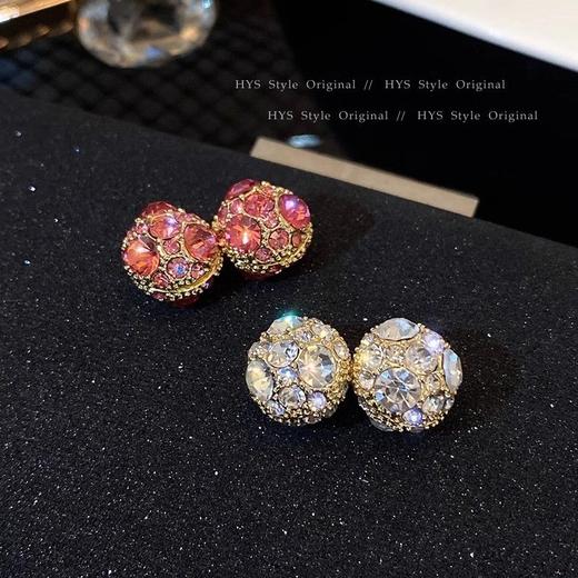 无耳洞锆石磁吸耳夹无痛吸力强磁耳环女潮好运耳饰 商品图9