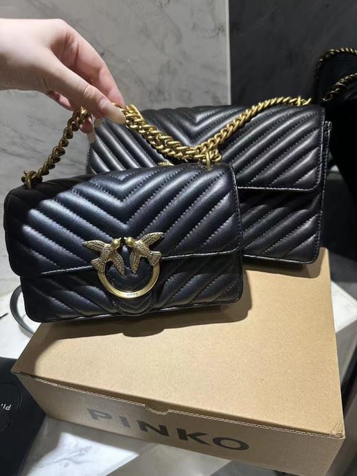 【6.17王炸割肉价】PINKO 通勤经典绗缝飞鸟燕子包 （大号长26宽7高16 无芯片） 商品图2