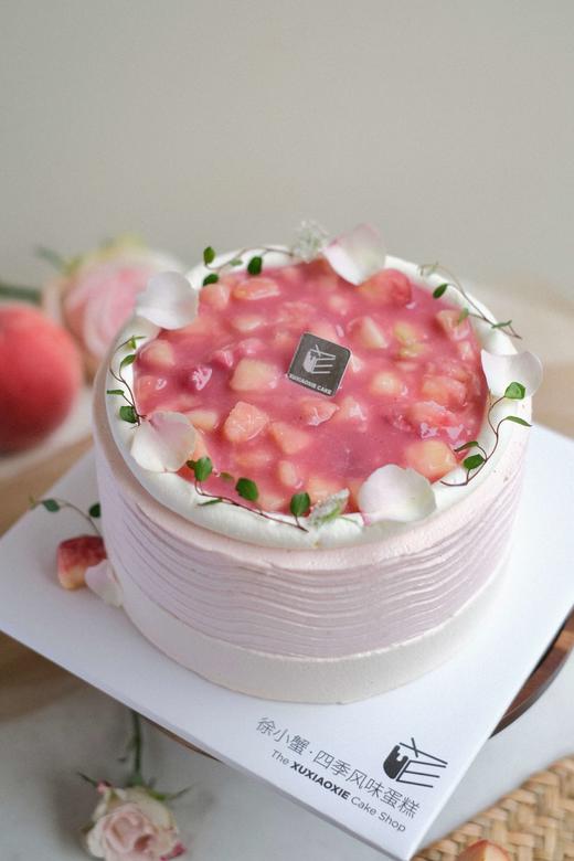 乌龙蜜桃蛋糕，精选四川空运龙泉驿水蜜桃（表面脆桃、夹心软桃，双重口感） 商品图2