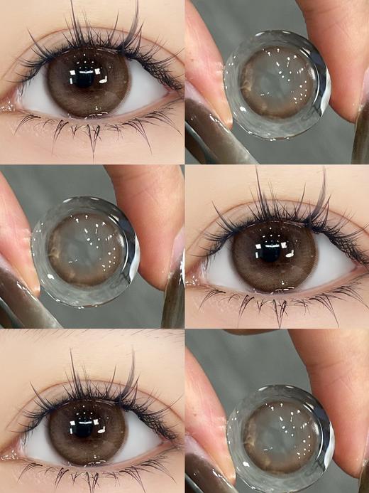 jelly doll半年抛美瞳 冷烟棕 14.2mm 商品图0