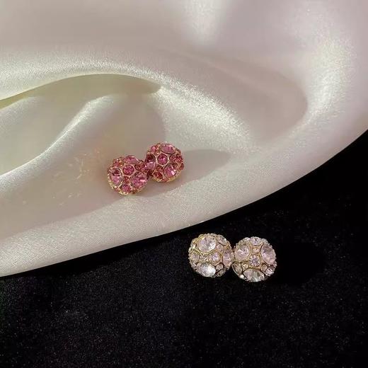 无耳洞锆石磁吸耳夹无痛吸力强磁耳环女潮好运耳饰 商品图8