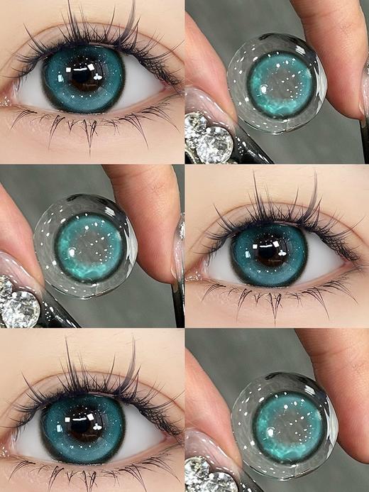 jelly doll半年抛美瞳 魔镜绿 14.2mm 商品图0