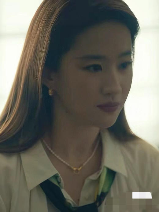 616-2 玫瑰的项链/耳环 mis英国小众 执子之手小米珠子圆环项链 商品图4