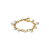 北京仓｜Dyrberg Kern-ELENA-白色 水晶珍珠 手链（金色）［丹麦设计师］ 商品缩略图0
