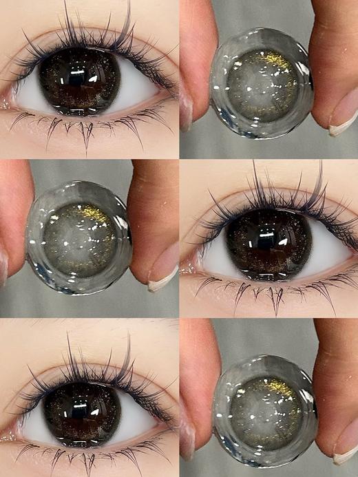 jelly doll半年抛美瞳 黑金玫瑰 14.2mm 商品图0