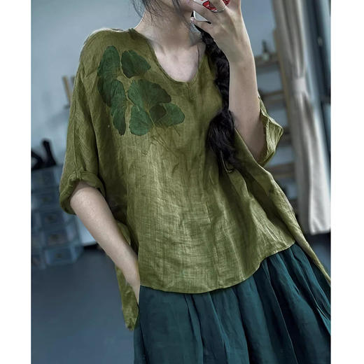 裁缝学苑AQ305 V领套头衫苎麻衬衫纸样女装连肩蝙蝠袖上衣V领套头衫打板 商品图0