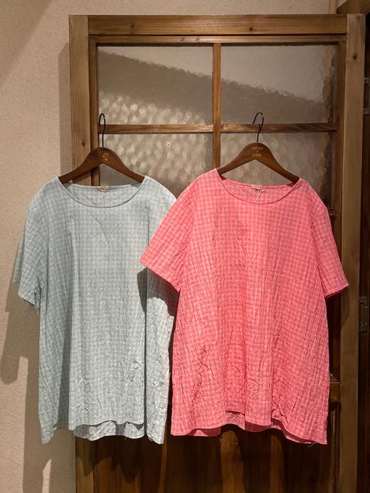 apuntob格纹圆领上衣 商品图14