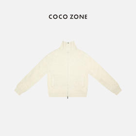 COCO ZONE秋冬穿搭羊毛织小香风盐系轻熟毛针织衫23C30724