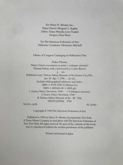 南希·格雷福斯版画集 约200幅插图 精装16开 商品图4