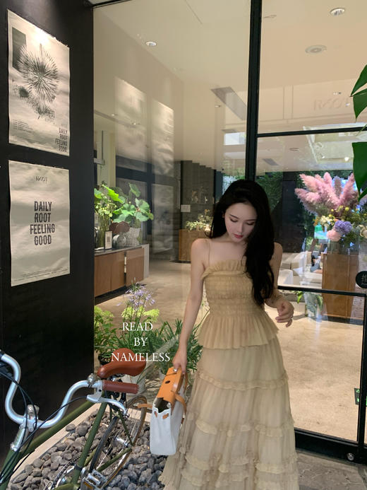 Read Nameless /晚霞清新皱套装裙 商品图10