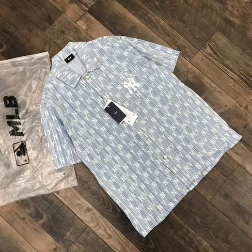 MLB专柜款情侣刺绣字母牛仔衬衫夹克 商品图3