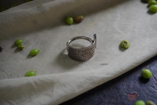 Atelier d'antan 银质桑尼古董勺子戒指(Sonny Spoon Ring R099) 商品图0